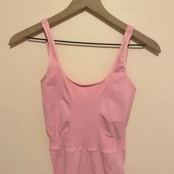 NWT Free People Movement Good Karma Onesie in Cotton Candy Pink Women's XS/S - Picture 8 of 10